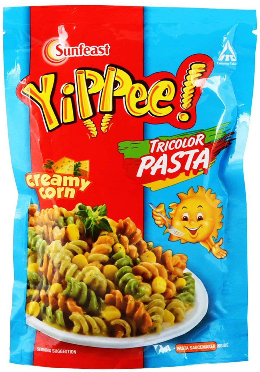 

Sunfeast Yippee Tricolor Pasta - Creamy Corn 70 g