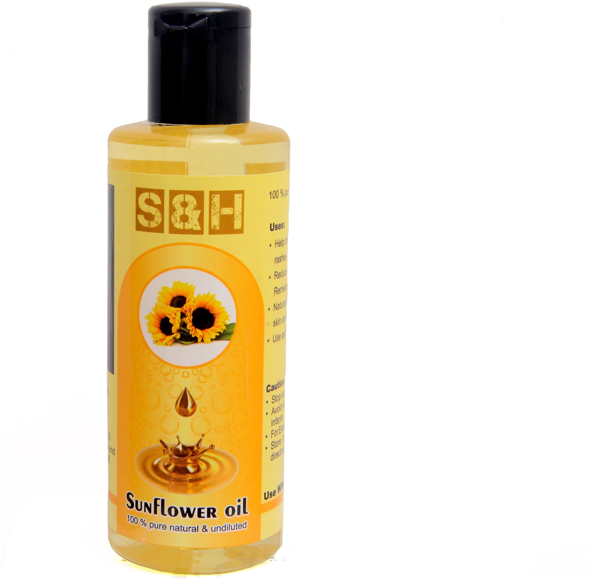 

Sunflower oil 100 ml S H 100 natural cold press