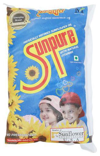 

Sunpure Refined - Sunflower Oil 1 L