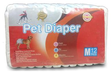 

Super Dog Diaper (Medium 12 pcs)