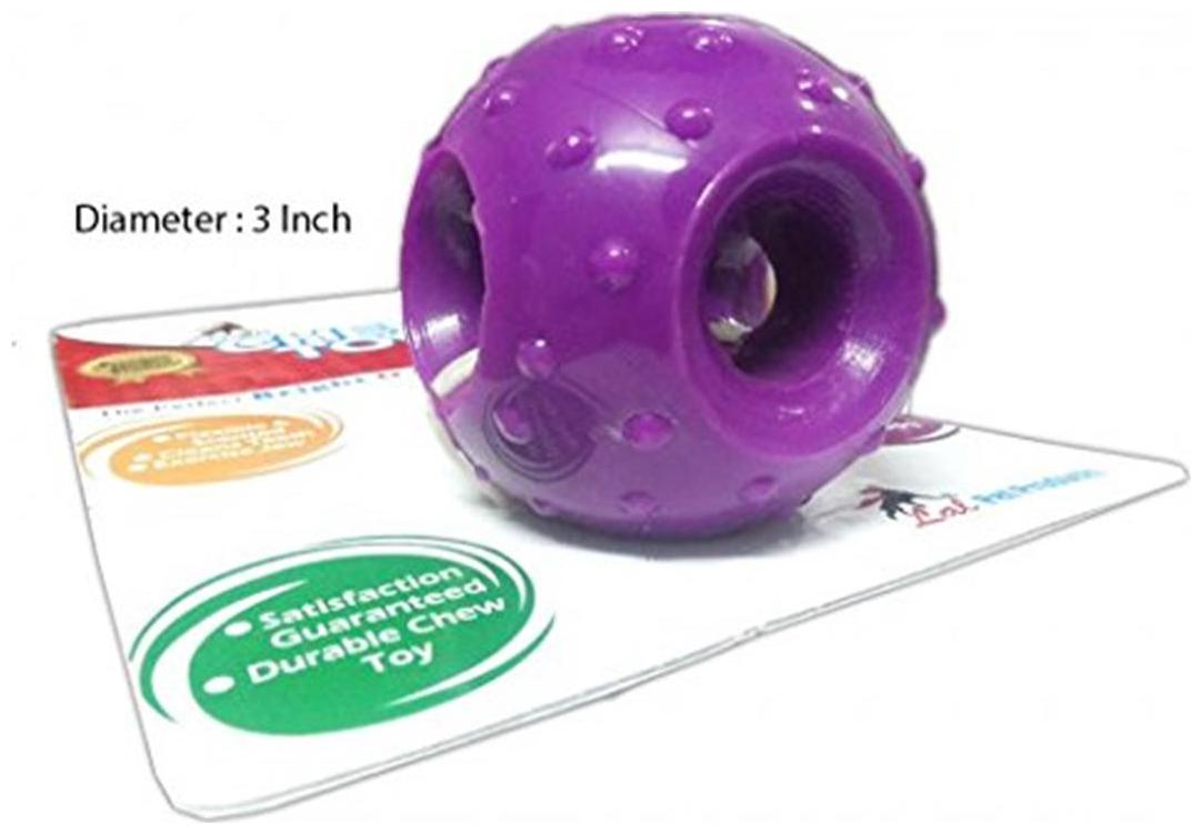 

Super Dog Dog Toys Rubber Hole Ball Large