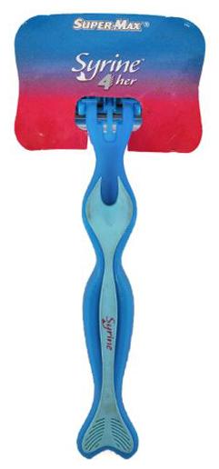 

Supermax Syrine 4 Blades Disposable Razor - Women 1 pc