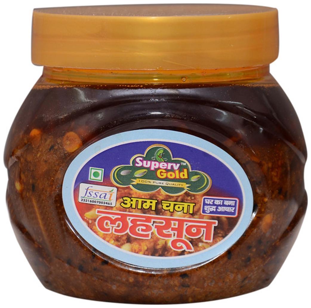 

Superv Gold Aam Channa Lahsun Pickle 400g
