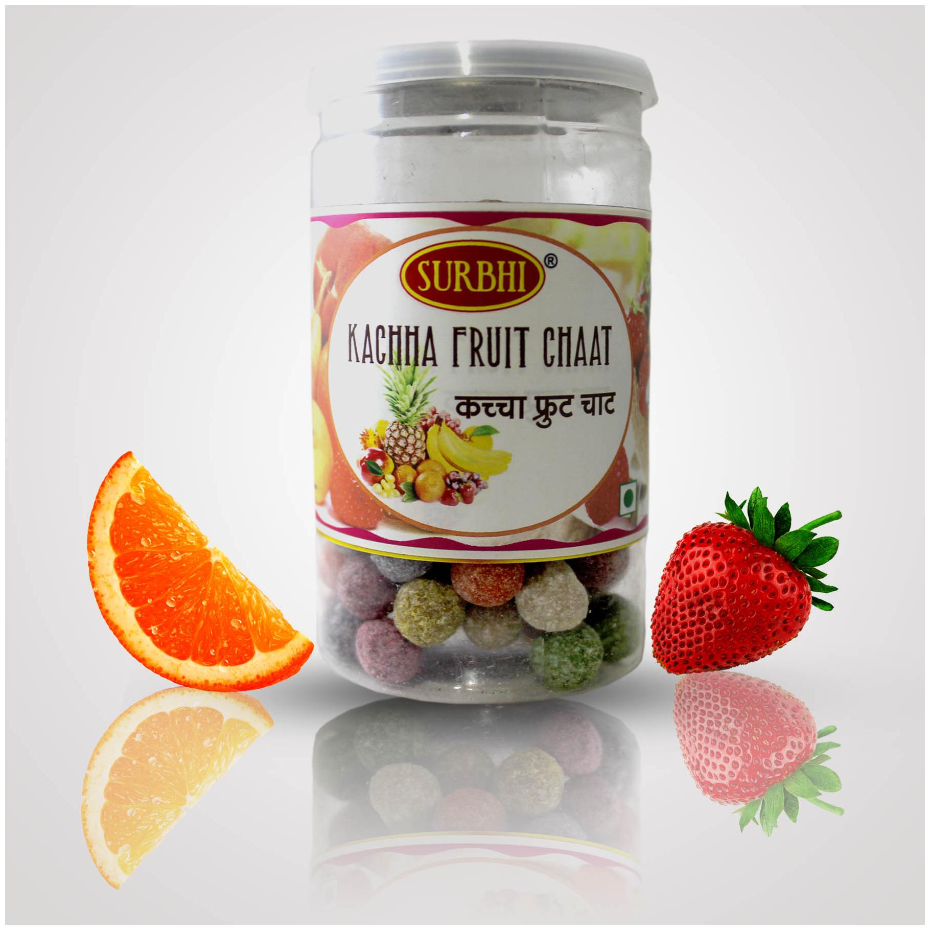 

Surbhi Fruity Juicy Kachha Fruit Chaat Candy 100 g ( Pack Of 3 )