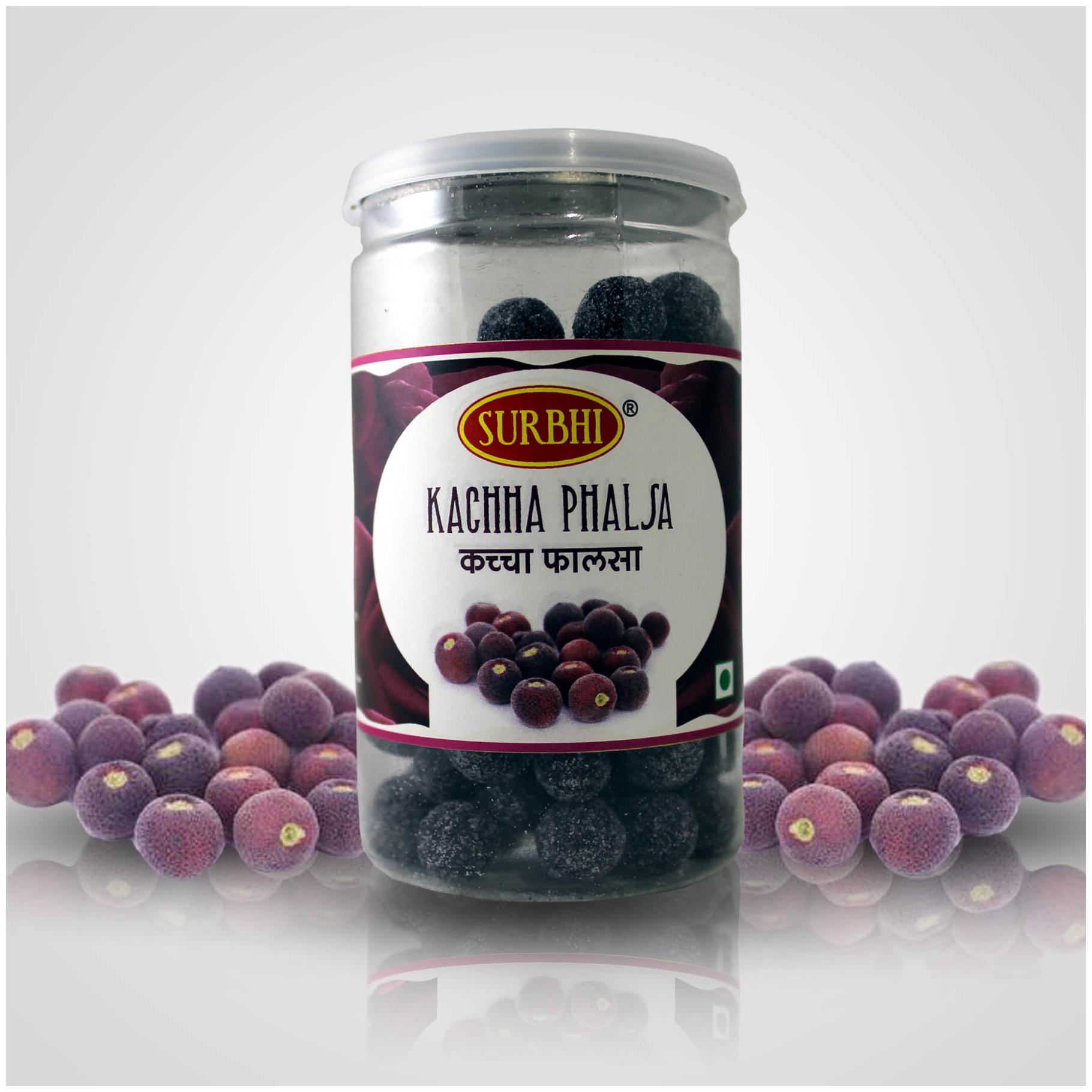 

Surbhi Yummy Delicious Kachha Falsa Goli ( Berries) Hygienic Tin Can 120g ( Pack Of 3)