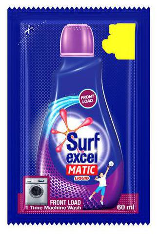

Surf Excel Matic Liquid Front Load Sachet 60 ml