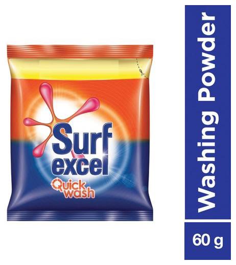 

Surf Excel Quick Wash Detergent Powder 60 g