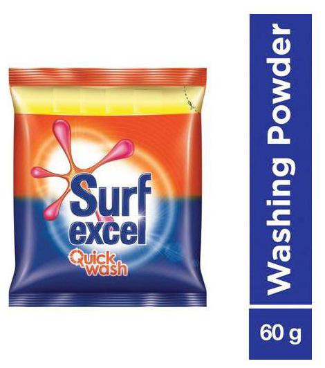 

Surf Excel Quick Wash Detergent Powder 60 g