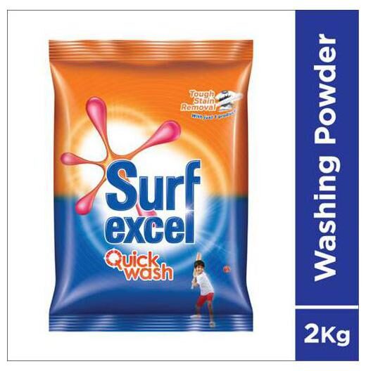 

Surf Excel Quick Wash Detergent Powder 2 kg