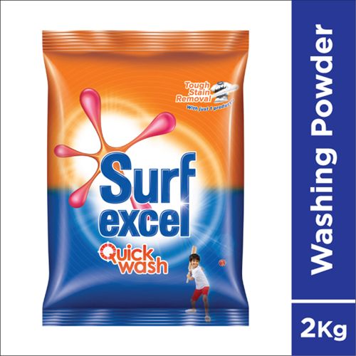 

Surf Excel Quick Wash Detergent Powder 2 kg