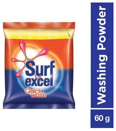 

Surf Excel Quick Wash Detergent Powder 60 g