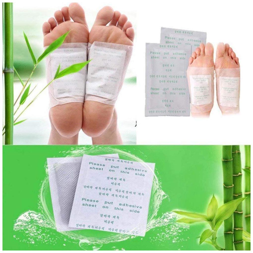 

SURSAI Adhesive Pads Cleansing Detox Foot Patches Kit Natural Unwanted Toxins Remover Foot Crack Repair Fatigue Release Body Massager and Stress Relief (10)