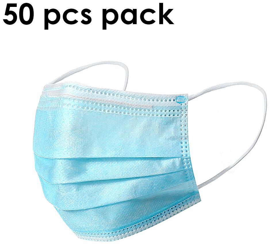 

Svaar 3ply Disposable Mask Mouth Face Mask For Surgical(Pack of 50)