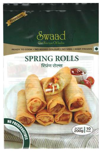 

Swaad Spring Rolls - Veg 200 g