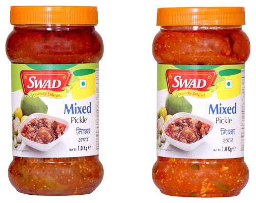 

Swad Pickle - Mixed 1 kg each ( Pack of 2)