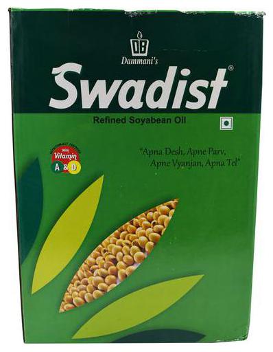 

Swadist Refined Oil - Soyabean 15 L