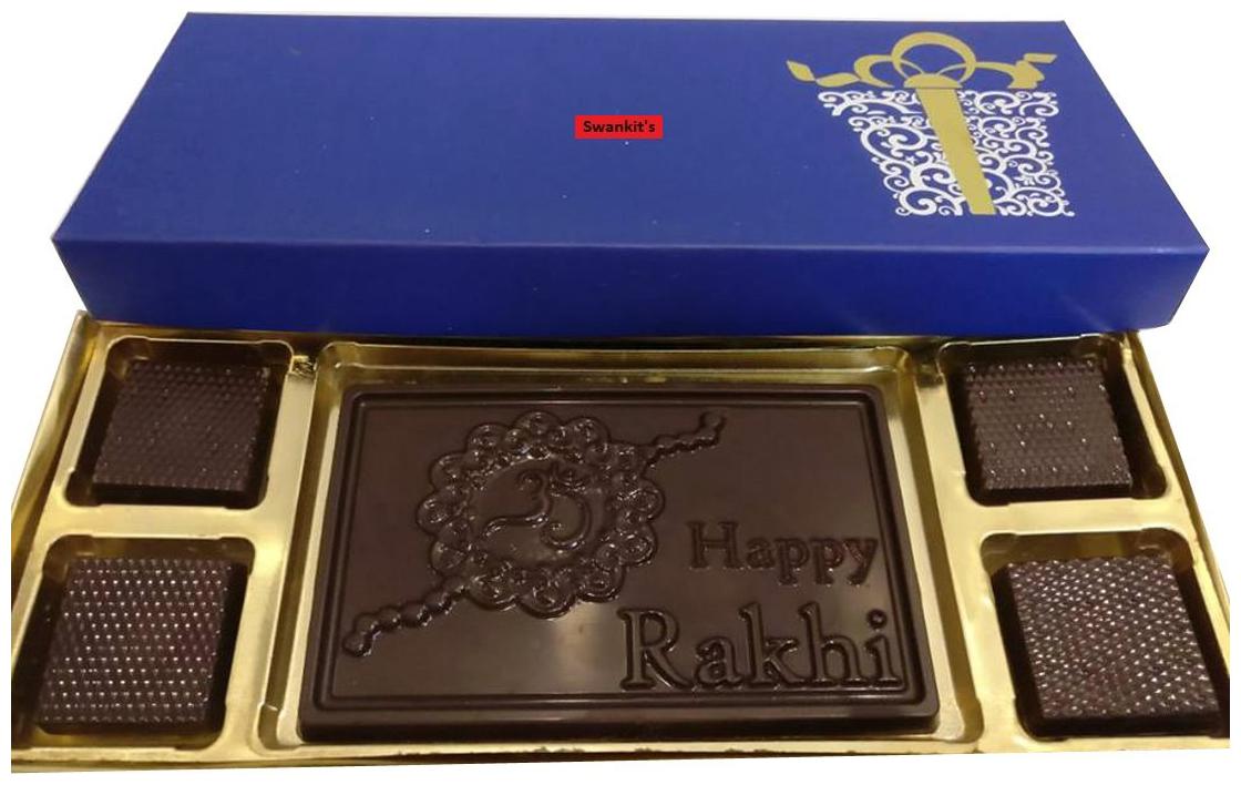 

Swankit s Rakhi Gift Box with Chocolate Bar Assorted Chocolates