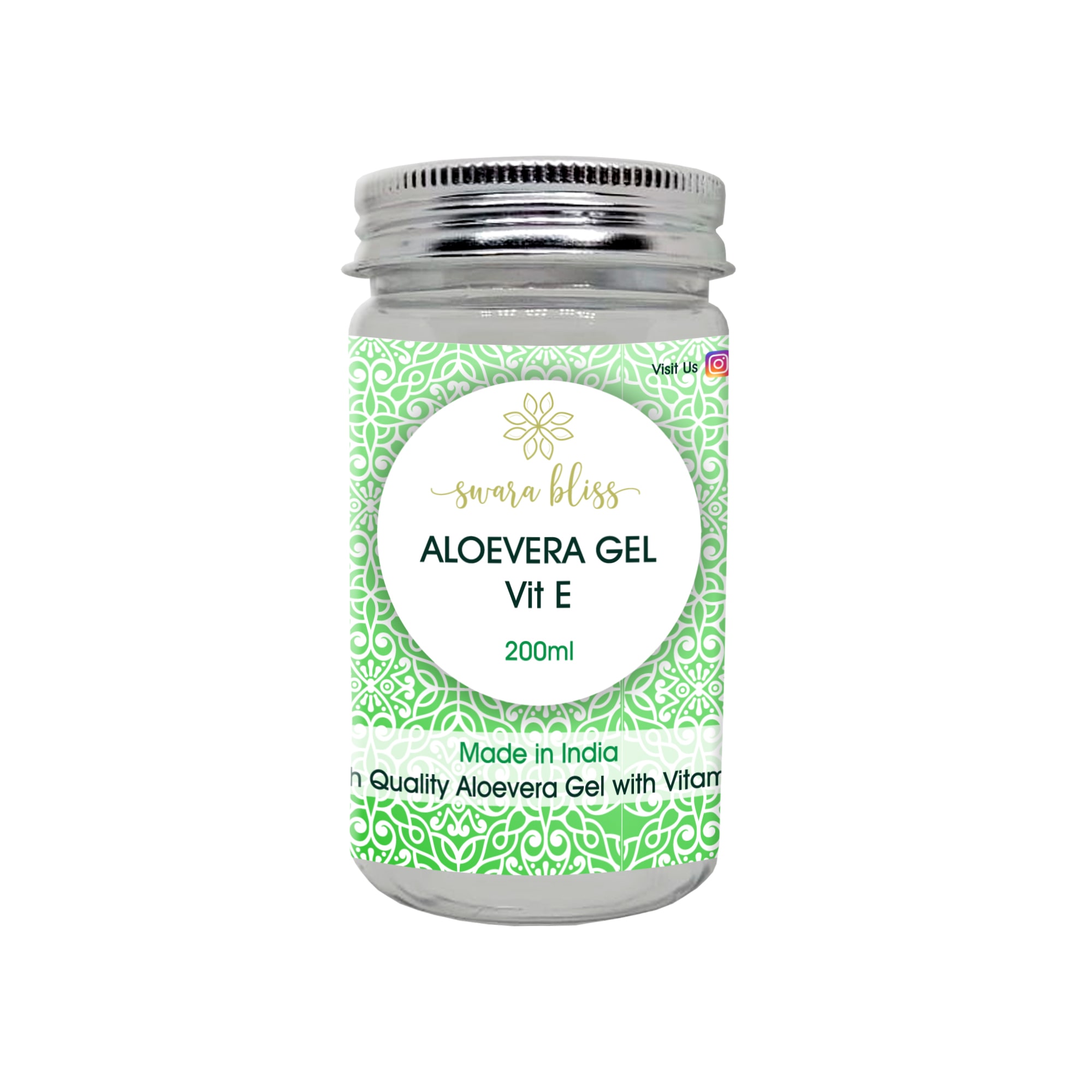 

Swara Bliss Pure Aloe Vera Gel with Vitamin E for Skin and Hair 200 ml (Pack Of 1)