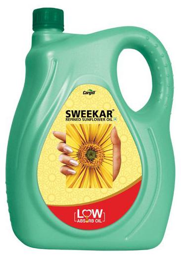 

Sweekar Refined Sunflower Oil - Low Absorb 5 L