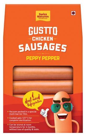 

Swiss Naturen Chicken Sausage - Peppy Pepper 130 g