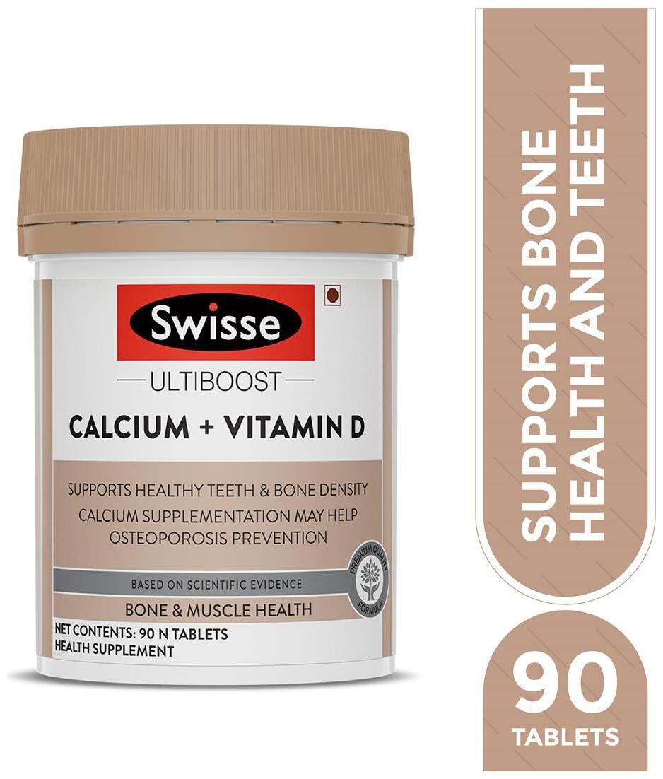 

Swisse Ultiboost Calcium Vitamin D 90 Tablets