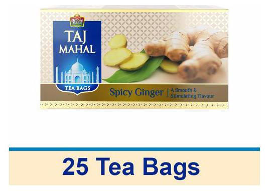 

Taj Mahal Tea - Spicy Ginger 249 g (25 Tea Bags x 9 9 g each)