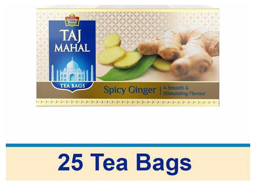 

Taj Mahal Tea - Spicy Ginger 249 g (25 Tea Bags x 9 9 g each)