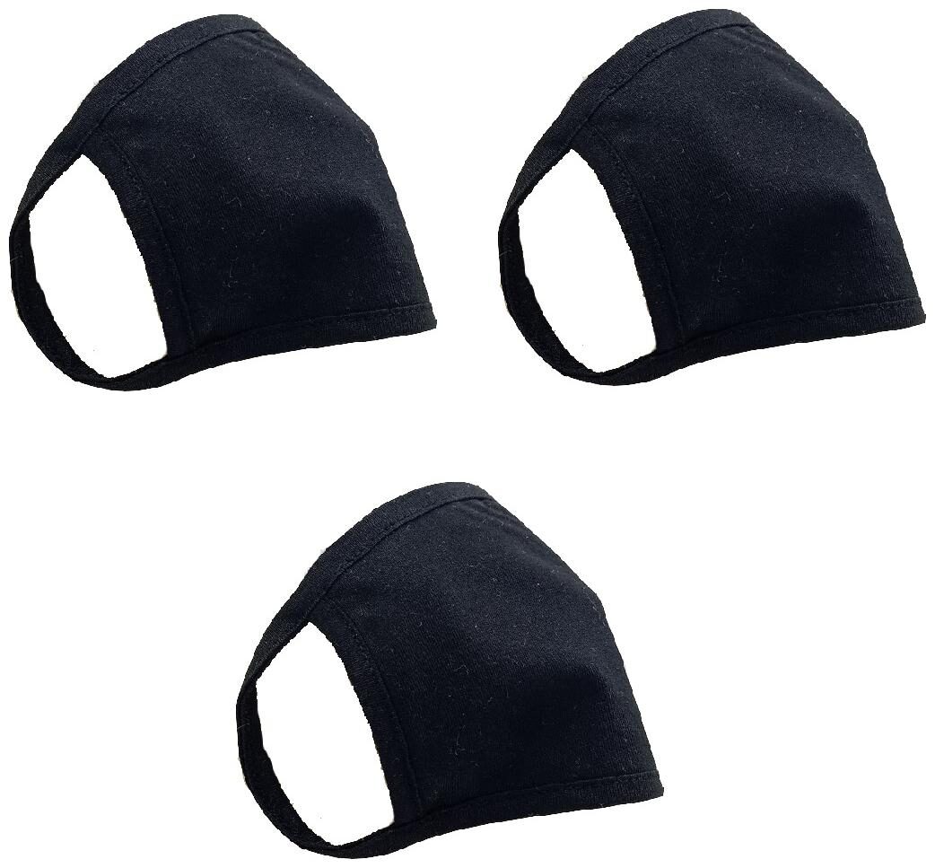 

TASHKURST Premium Cotton Double Layer Anti Dust Face Mask (Pack Of 3)