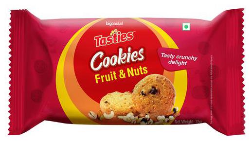 

Tasties Fruit Nuts Cookies 75 g