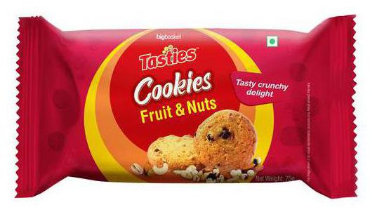

Tasties Fruit Nuts Cookies 75 g