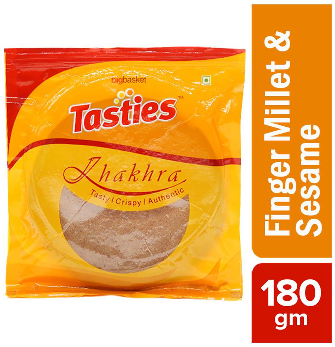

Tasties Khakhra - Finger Millet Sesame 180 g