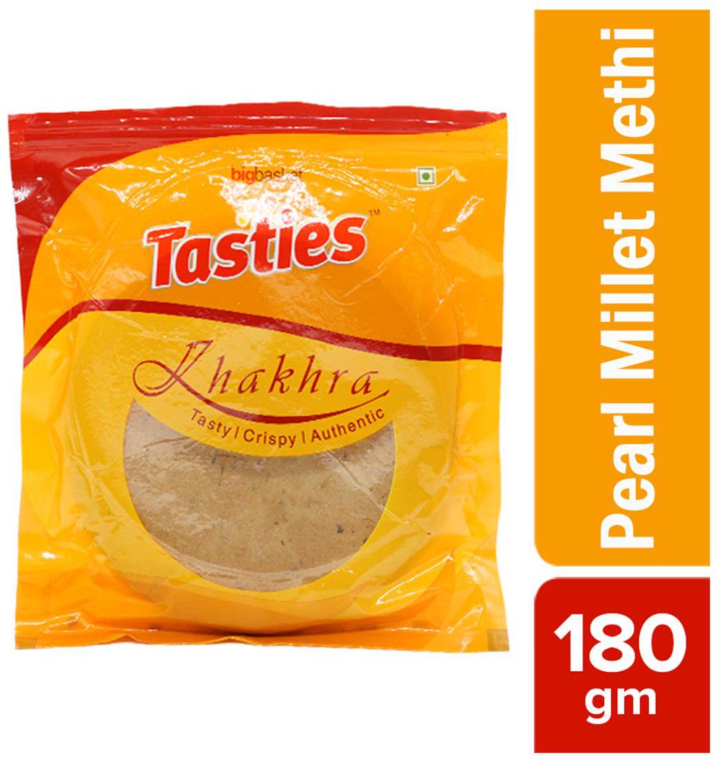 

Tasties Khakhra - Pearl Millet Methi 180 g