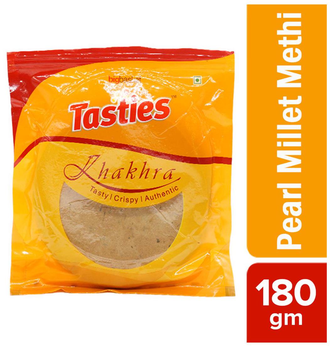 

Tasties Khakhra - Pearl Millet Methi 180 g