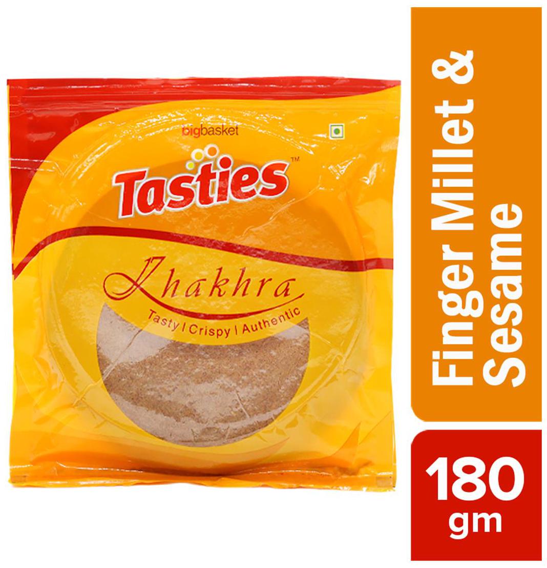 

Tasties Khakhra - Finger Millet Sesame 180 g