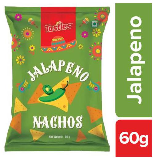 

Tasties Nacho Chips - Jalapeno 60 g