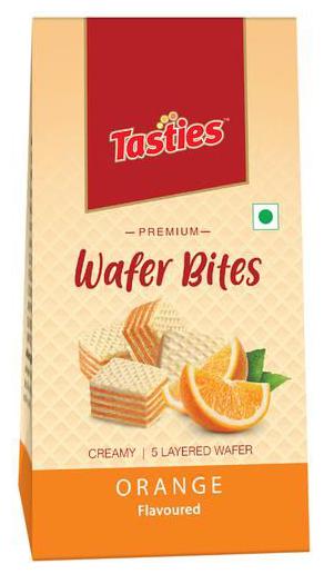 

Tasties Premium Wafer Bites - Orange 100g