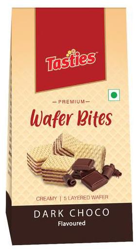

Tasties Premium Wafer Bites - Dark Choco 100g