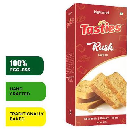 

Tasties Rusk Garlic 200 g