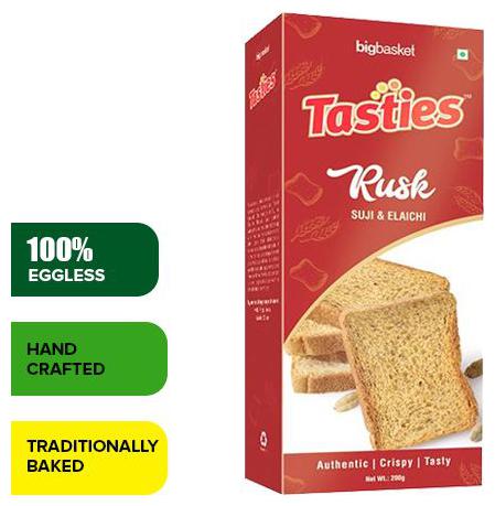 

Tasties Rusk - Suji Elaichi 200 g