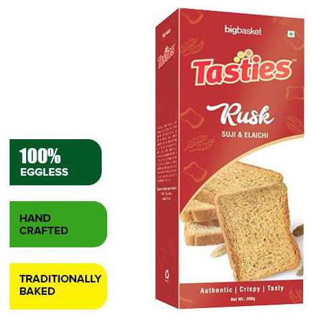 

Tasties Rusk - Suji Elaichi 200 g