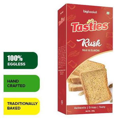 

Tasties Rusk - Suji Elaichi 200 g