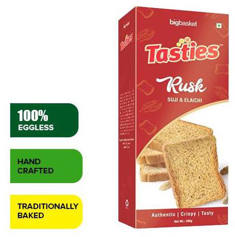 

Tasties Rusk - Suji Elaichi 200 g