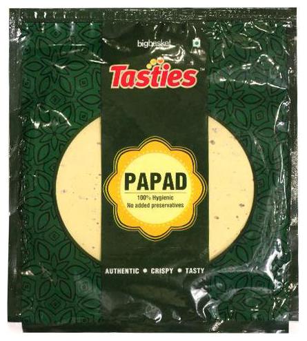 

Tasties - Urad Chana Papad With Garlic Flavour 200 g