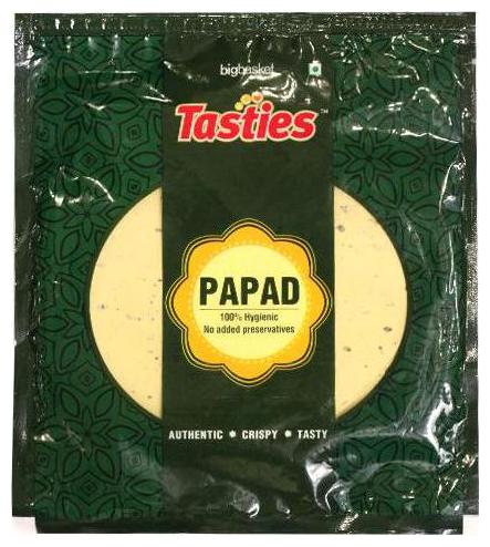 

Tasties - Urad Chana Papad With Garlic Flavour 200 g