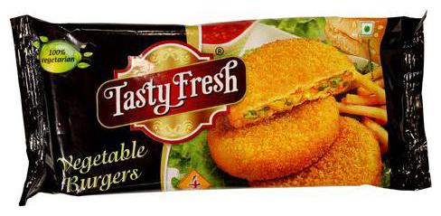 

Tasty Fresh Vegetable Burger 227 g