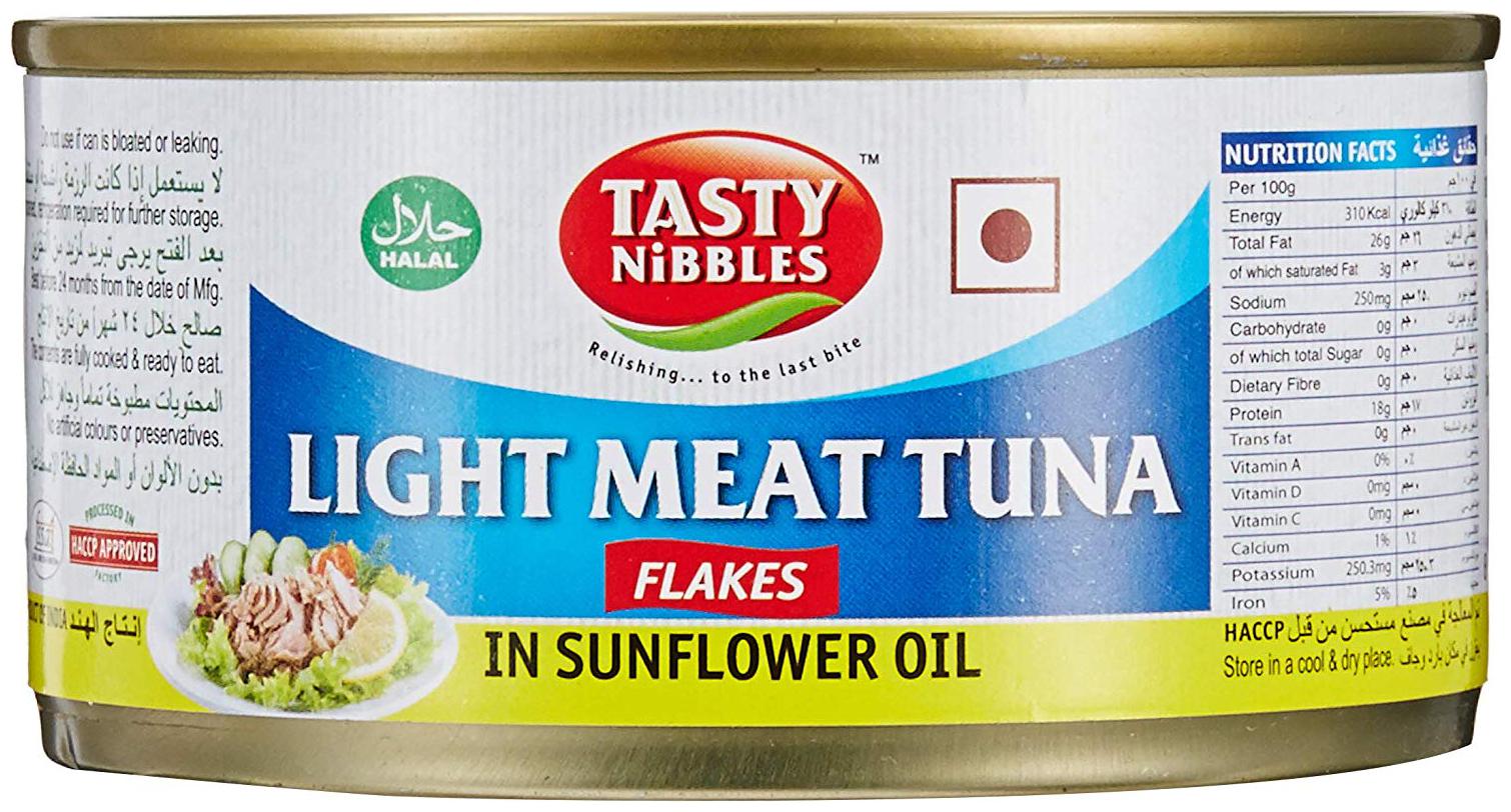

Tasty Nibbles Light Meat Tuna Flakes In Sunflower Oil 185 g