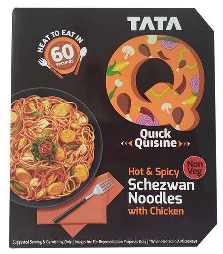 

TATA Q Quick Quisine - Hot Spicy Schezwan Noodles With Chicken 305 g