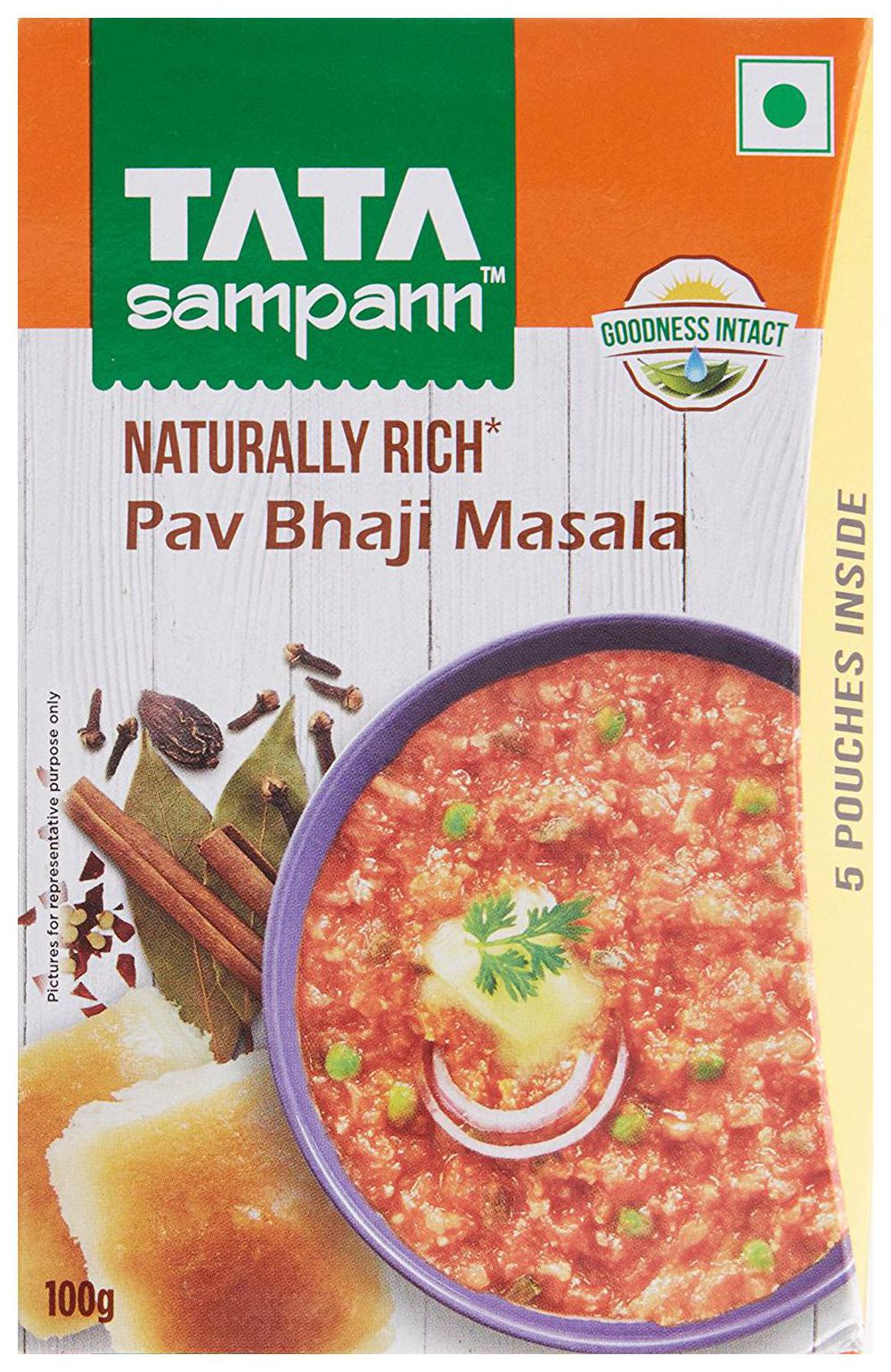 

Tata Sampann Masala - Pav Bhaji 100 g