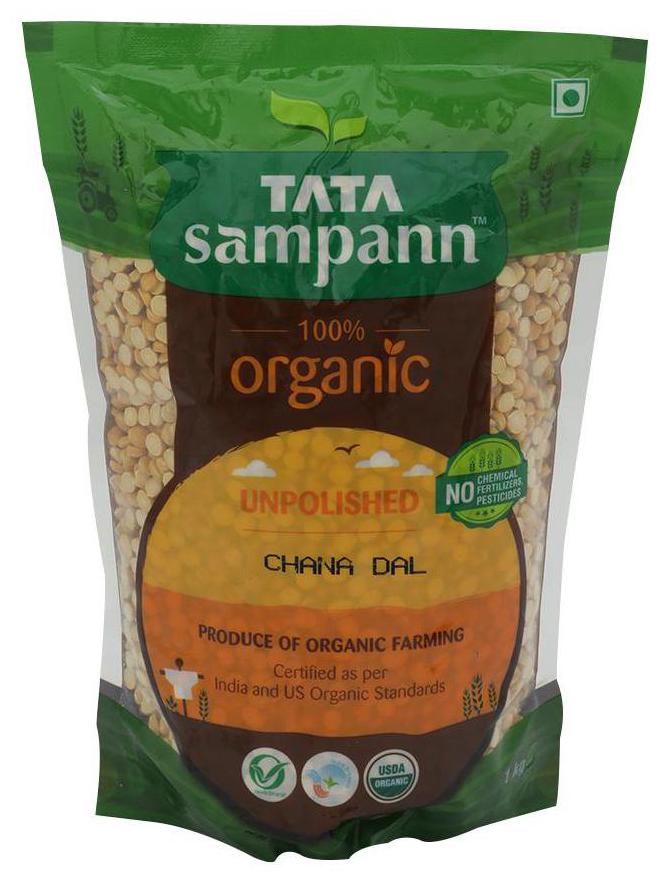 

Tata Sampann Organic Chana Dal 1 kg