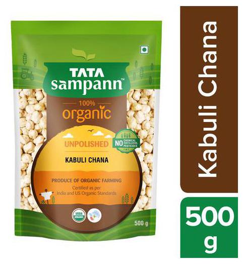 

Tata Sampann Organic Kabuli Chana 500 g